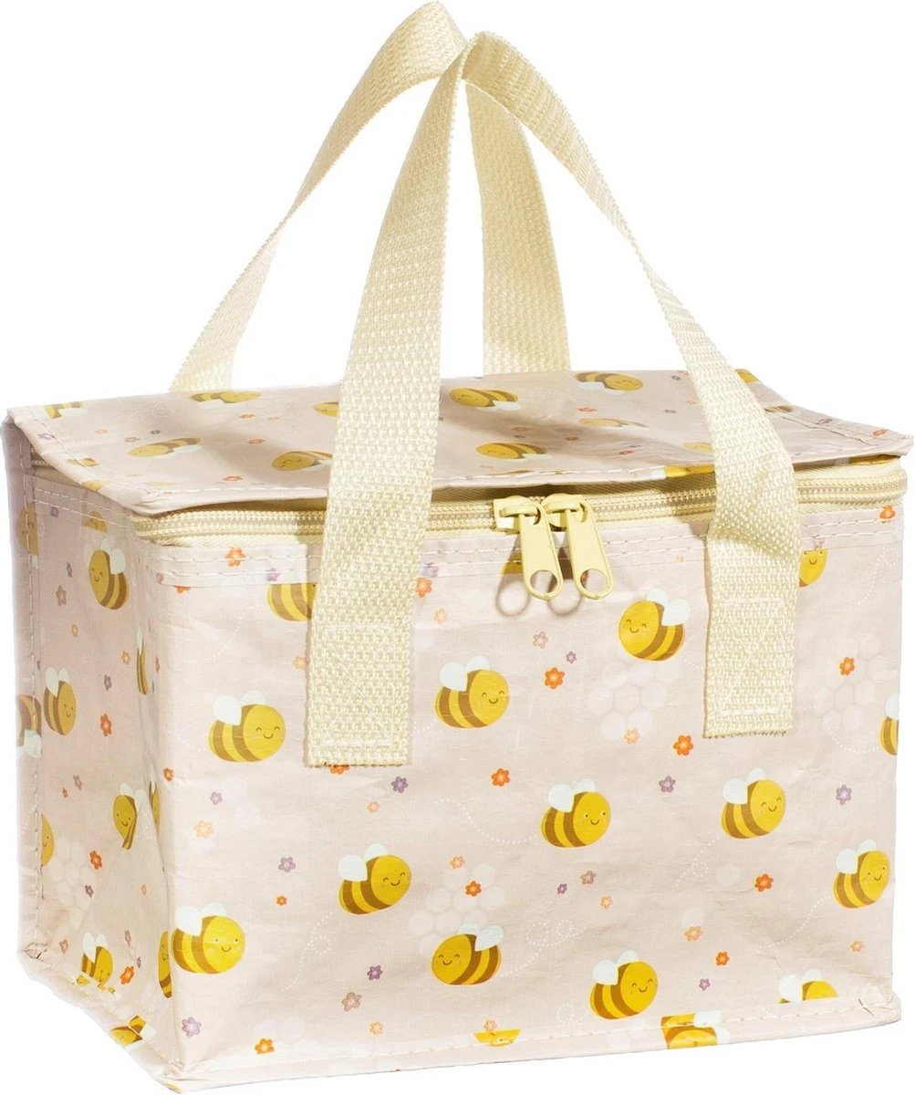 Lunchtasje/ Koeltasje Bijen / Happy Bee Van Sass & Belle 1 Lunchtasje/ Koeltasje Bijen / Happy Bee Van Sass & Belle