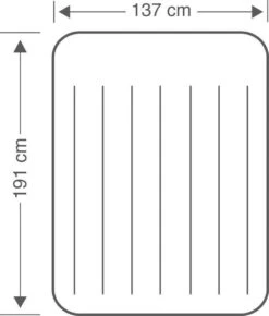 Intex Pillow Rest Classic Full Luchtbed - 2-persoons - 191x137x23 Cm -Buitenkampeer Winkel 1023x1200 1