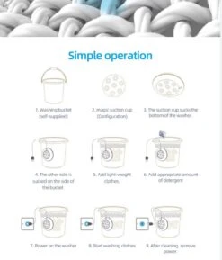 Mini Wasmachine Deluxe - Camping Accessoires - 2KG Wascapaciteit - Inclusief Afstandsbediening 8 Mini Wasmachine Deluxe - Camping Accessoires - 2KG Wascapaciteit - Inclusief Afstandsbediening -Buitenkampeer Winkel 1026x1200 1