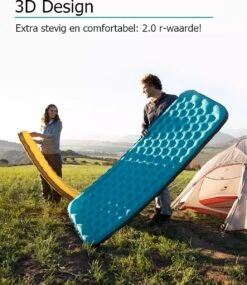 Naturehike® 3D Luchtmatras Premium - Comfortabel R-waarde 2.0 - Extra Dikke Slaapmat - Luchtbed Kamperen - Opblaasbaar Matras - Lichtgewicht - Outdoor - Camping -Buitenkampeer Winkel 1039x1200