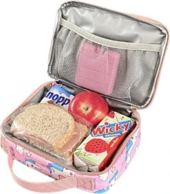 Brisby 4 Laags Geïsoleerde Koeltas - Lunchtas 1.5 Liter - Roze Eenhoorn -Buitenkampeer Winkel 1052x1200