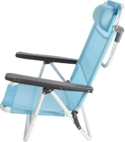 Bo-Camp Beach Chair - Monaco - Aluminium - Blauw -Buitenkampeer Winkel 1057x1200 1