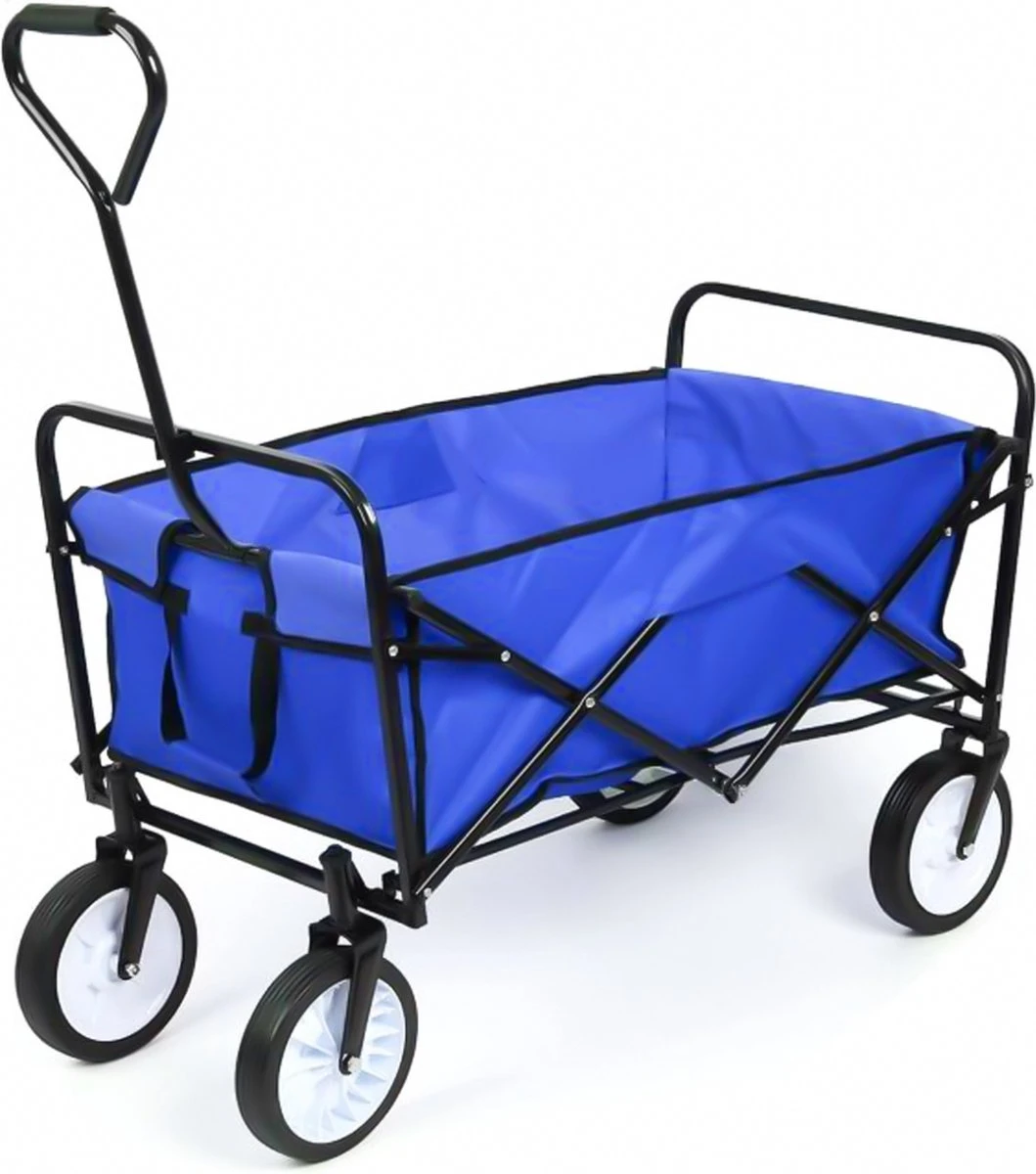 Merkloos Bolderkar - Bolderkar Opvouwbaar - Bolderwagen - Bolderwagen Opvouwbaar - Blauw 1 Merkloos Bolderkar - Bolderkar Opvouwbaar - Bolderwagen - Bolderwagen Opvouwbaar - Blauw
