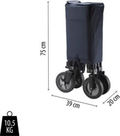 Campart Bolderkar HC-0910 - Opvouwbaar - Bolderwagen Met Stevig Harmonicaframe - Inclusief Opbergtas En Bodemplaat - Blauw 13 Campart Bolderkar HC-0910 - Opvouwbaar - Bolderwagen Met Stevig Harmonicaframe - Inclusief Opbergtas En Bodemplaat - Blauw -Buitenkampeer Winkel 1060x1200 1