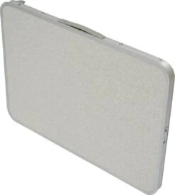 Alu Campingtafel 70x55cm - Inklapbbar Kampeertafel - Picknicktafel Licht Vouwtafel Klaptafel Grijs -Buitenkampeer Winkel 1076x1200