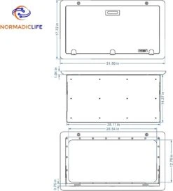 Merkloos NormadicLife® - Outdoor – Opklapbare Tafel - Eettafel – Tafel Voor Buitenkeuken - Caravan – Camper – Picknicktafel - Ingebouwd Ledlicht – Wit 11 Merkloos NormadicLife® - Outdoor – Opklapbare Tafel - Eettafel – Tafel Voor Buitenkeuken - Caravan – Camper – Picknicktafel - Ingebouwd Ledlicht – Wit -Buitenkampeer Winkel 1081x1200