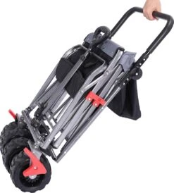 AREBOS Handkar | Transportwagen | Apparatuurwagen | Opvouwbaar | Duwstang| Zwart -Buitenkampeer Winkel 1082x1200 5