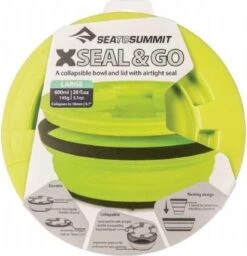 Sea To Summit X-Seal & Go Campingservies Inklapbaar - Schaal - Large - Lime -Buitenkampeer Winkel 1157x1200