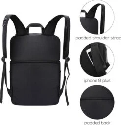 Koeltas Rugzak (28L) - Geschikt Voor 16 Blikjes - Lunchtas Voor Dames En Heren - Zwart -Buitenkampeer Winkel 1159x1200