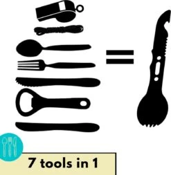Lynnz® Spork 7 In 1 - Camping Bestek - Campingbestek - Campingservies - Reisbestek - Bestek To Go - Jachtmes - Rambomes -Buitenkampeer Winkel 1170x1200 4