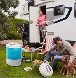 Mini-lader, Wasmachine, Met Centrifuge, Campingwasmachine Tot 3 Kg, Klein En Handig Met Draaggreep [Energieklasse B] -Buitenkampeer Winkel 1178x1200 1