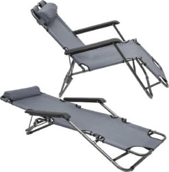 Ligstoel Opvouwbaar 155x60cm - Lichte Ligbed Relaxstoel Tuinstoel Campingstoel Strandstoel -Buitenkampeer Winkel 1183x1200 2