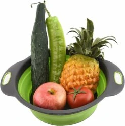 Merkloos Inklapbare Vergiet - Opvouwbaar - Groot - Blauw - Siliconen -Buitenkampeer Winkel 1186x1200 7