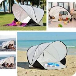 Deryan Luxe Pop Up Strandtent XXL - Anti-UV 50+ - Cream 13 Deryan Luxe Pop Up Strandtent XXL - Anti-UV 50+ - Cream -Buitenkampeer Winkel 1196x1200 5