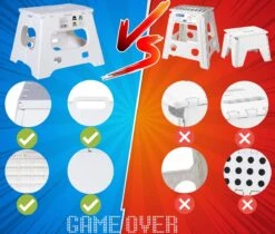 Splendole Opstapje Inklapbaar Caravanopstapje - Opvouwbaar - 120 Kg - 27 Cm Krukje Grijs -Buitenkampeer Winkel 1200x1022 3