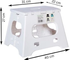 Splendole Opstapje Inklapbaar Caravanopstapje - Opvouwbaar - 120 Kg - 27 Cm Krukje Wit -Buitenkampeer Winkel 1200x1025 2