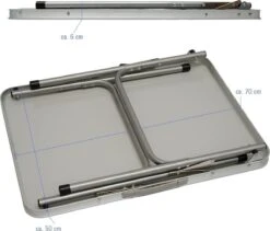 Alu Campingtafel 70x55cm - Inklapbbar Kampeertafel - Picknicktafel Licht Vouwtafel Klaptafel Grijs -Buitenkampeer Winkel 1200x1026 1
