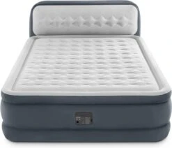 Intex 64448 - Queen Deluxe Ultra-Plush Zelfopblazend 2-persoons Luchtbed Met Hoofdboord (203x152x46cm) -Buitenkampeer Winkel 1200x1031 1