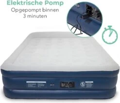 LifeGoods Luchtbed - 2 Persoons - Met Ingebouwde Pomp - Incl. Draagtas En Reparatiekit -Buitenkampeer Winkel 1200x1034 6