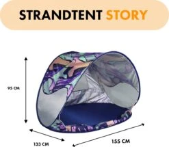 Deryan Luxe Pop Up Strandtent - Anti-UV 50+ - Story -Buitenkampeer Winkel 1200x1045 1