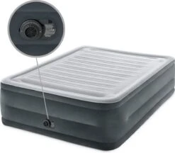 Intex Luchtbed - 2-Persoons - 152 X 203 X 33 Cm - Grijs - Met Ingebouwde Pomp, Hoeslaken Wit En Reparatieset 17 Intex Luchtbed - 2-Persoons - 152 X 203 X 33 Cm - Grijs - Met Ingebouwde Pomp, Hoeslaken Wit En Reparatieset -Buitenkampeer Winkel 1200x1047 5