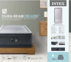 Intex Luchtbed - 1-Persoons - 99 X 191 X 46 Cm - Grijs - Met Ingebouwde Pomp, Hoeslaken Wit En Reparatieset -Buitenkampeer Winkel 1200x1054 4