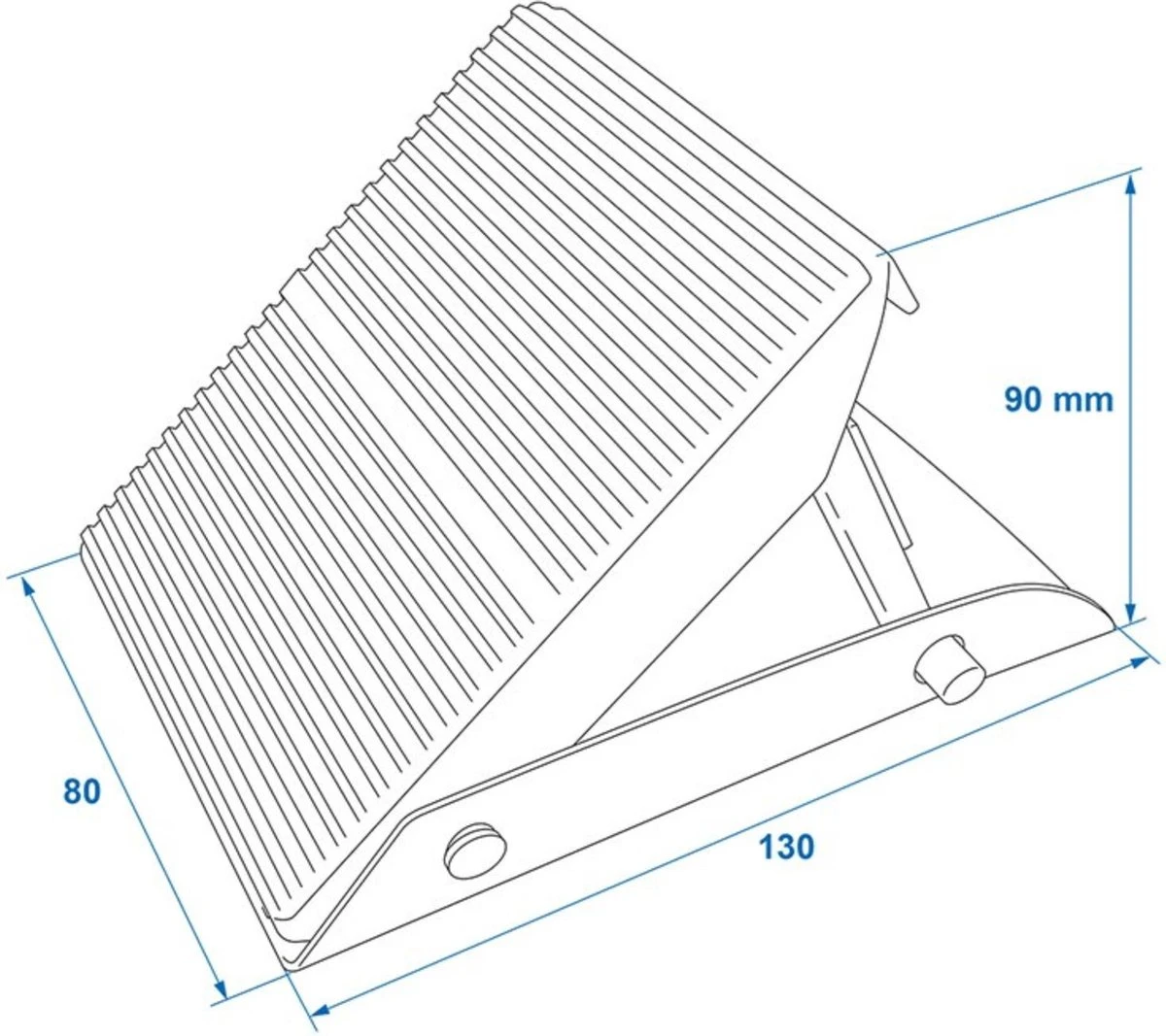 Merkloos Wielkeg - Inklapbaar - Met Reflectoren - 1000 Kg 4 Merkloos Wielkeg - Inklapbaar - Met Reflectoren - 1000 Kg - Afbeelding 4