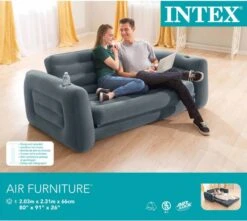 Intex Luxe Bankstel / Opblaasbare Slaapbank - 2-persoons - 203x224x66 Cm -Buitenkampeer Winkel 1200x1072 4