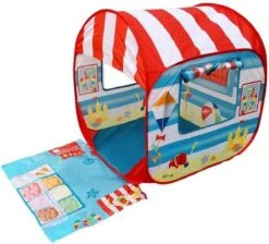 Pop-Up Strandtent: Beach Hut - Speeltent -Buitenkampeer Winkel 1200x1089