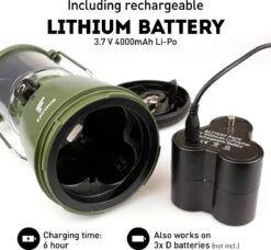 Favour L0818 Retro Camping Lamp Oplaadbaar LED, 320 Lumen, IP64 Waterdicht, Draagbare Kampeerlamp, Tentlamp, Acculamp, Traploos Dimbare Lamp Incl. Kaarslicht-modus, Groen 12 Favour L0818 Retro Camping Lamp Oplaadbaar LED, 320 Lumen, IP64 Waterdicht, Draagbare Kampeerlamp, Tentlamp, Acculamp, Traploos Dimbare Lamp Incl. Kaarslicht-modus, Groen -Buitenkampeer Winkel 1200x1106 2