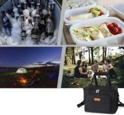 Lunchtas - Koeltas Voor Dames En Heren - Cool Bag - 4 Laags Geïsoleerde Koeltas - Kleine Cooler - Lunch Box - Lunchtas 15 Liter- Zwart 11 Lunchtas - Koeltas Voor Dames En Heren - Cool Bag - 4 Laags Geïsoleerde Koeltas - Kleine Cooler - Lunch Box - Lunchtas 15 Liter- Zwart -Buitenkampeer Winkel 1200x1107 2