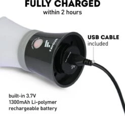 Favour L0717 Camping Lamp Oplaadbaar LED, 200 Lumen, IPX7 Waterdicht, Drijvend, Schokbestendig, Draagbare Kampeerlamp, Tentlamp, Vislamp, Geïntegreerde Oplaadbare Batterij -Buitenkampeer Winkel 1200x1110 1