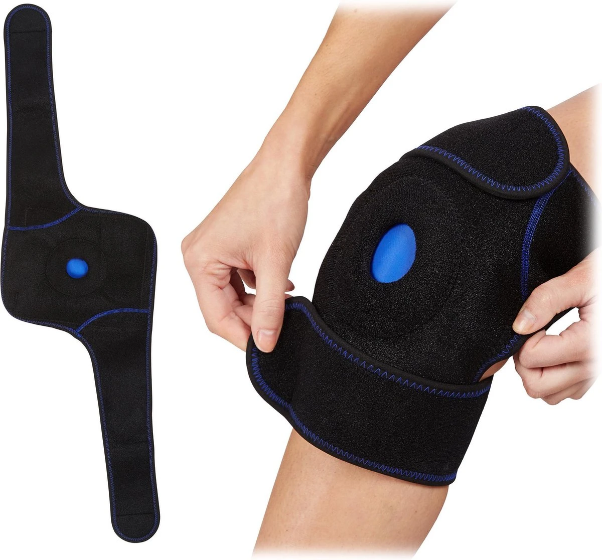 Relaxdays Hot Cold Pack Knie - Knie Brace - Kniebandage - Warmte Kompres - Bij Blessures 1 Relaxdays Hot Cold Pack Knie - Knie Brace - Kniebandage - Warmte Kompres - Bij Blessures