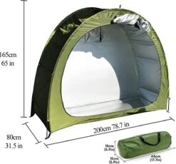 Merkloos Fietstent, Beschermhoes Fietsenschuur, Tent Voor Camping In De Open Lucht-groen 200*80*165CM -Buitenkampeer Winkel 1200x1118 1