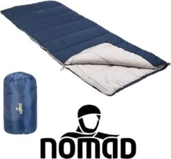 NOMAD® Brisbane Slaapzak | 205x80cm Blauw | Lichtgewicht & Kwalitatief | Dekenmodel Slaapzak | Incl Hoes -Buitenkampeer Winkel 1200x1118 4