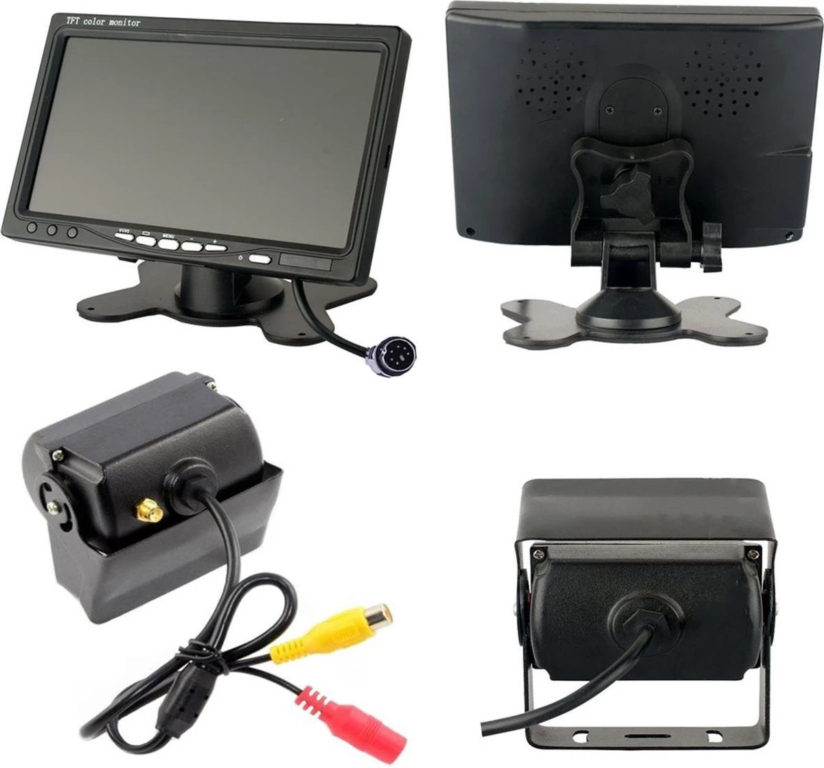 Strex Achteruitrijcamera Set Bedraad - 7" Scherm - 18LED Nachtzicht 15m - IP67 Waterdicht - Achteruitrij Camera 8 Strex Achteruitrijcamera Set Bedraad - 7" Scherm - 18LED Nachtzicht 15m - IP67 Waterdicht - Achteruitrij Camera - Afbeelding 8