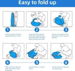 IGOODS Pop-up Tent - 2/3-Persoons - Blauw 10 IGOODS Pop-up Tent - 2/3-Persoons - Blauw -Buitenkampeer Winkel 1200x1137 3