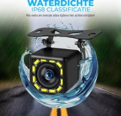 XEOD Achteruitrijcamera - 12 LED Nachtzicht - IP68 Waterdicht - Achteruitrij Camera Auto -Buitenkampeer Winkel 1200x1148 5