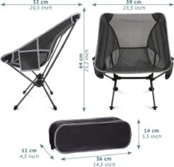 Smartpeas Camping Stoel Van Stevig 600D Polyester En Aluminium - Lichtgewicht En Opvouwbaar - Camping Gadget Inclusief Zijzakken +Plus: Strandmat & Draagtas 11 Smartpeas Camping Stoel Van Stevig 600D Polyester En Aluminium - Lichtgewicht En Opvouwbaar - Camping Gadget Inclusief Zijzakken +Plus: Strandmat & Draagtas -Buitenkampeer Winkel 1200x1150 2