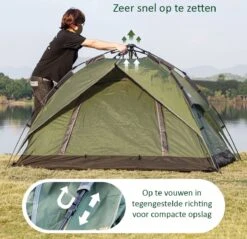 Sens Design Pop Up Tent - Tent - 2-3 Personen 10 Sens Design Pop Up Tent - Tent - 2-3 Personen -Buitenkampeer Winkel 1200x1161 1
