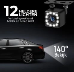 XEOD Achteruitrijcamera - 12 LED Nachtzicht - IP68 Waterdicht - Achteruitrij Camera Auto -Buitenkampeer Winkel 1200x1165 4
