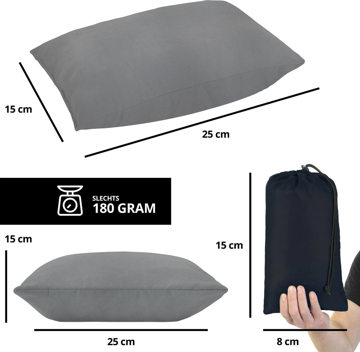 Dutch Mountains Slaapzak Goeree XL - Kussen 25x15cm - 220x90cm Katoenen Slaapzak - Tochtstrip 3 Dutch Mountains Slaapzak Goeree XL - Kussen 25x15cm - 220x90cm Katoenen Slaapzak - Tochtstrip - Afbeelding 3