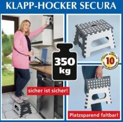 WENKO Secura Opklapbaar Krukje, Belastbaar Tot 350 Kg -Buitenkampeer Winkel 1200x1184 4
