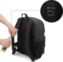 Koeltas Rugzak (28L) - Geschikt Voor 16 Blikjes - Lunchtas Voor Dames En Heren - Zwart -Buitenkampeer Winkel 1200x1190 2