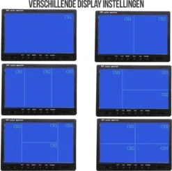 Strex Achteruitrijcamera Set Bedraad Met 4 Camera's (tegelijk Bekijken) - 9" Scherm - 18LED Nachtzicht 15m - IP67 Waterdicht - Achteruitrij Camera -Buitenkampeer Winkel 1200x1194 2