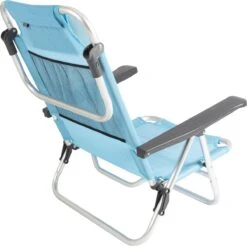 Bo-Camp Beach Chair - Monaco - Aluminium - Blauw -Buitenkampeer Winkel 1200x1196 1
