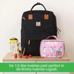 Brisby 4 Laags Geïsoleerde Koeltas - Lunchtas 1.5 Liter - Roze Eenhoorn -Buitenkampeer Winkel 1200x1198 3