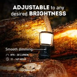 Favour L1061 Camping Lamp LED, 875 Lumen, IP64, Waterdicht, Draagbare Kampeerlamp, Tentlamp, Schokbestendig, 4 Verschillende Lichtmodi Incl Kaarslicht-modus, Afneembaar Deksel, Handig & Compact Formaat -Buitenkampeer Winkel 1200x1200 1034