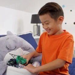 Mediashop Happy Nappers Kinderslaapzak - 2-in-1 Zachte Knuffel En Zomerslaapzak - Roze Eenhoorn Motief Voor Kinderen Van 3 Tot 6 Jaar -Buitenkampeer Winkel 1200x1200 1095