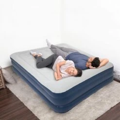 LifeGoods Luchtbed - 2 Persoons - Met Ingebouwde Pomp - Incl. Draagtas En Reparatiekit -Buitenkampeer Winkel 1200x1200 1176